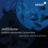 Album artwork for Stockhausen: Tierkreis, Berio: Sequenza, Canzoni