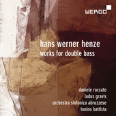 Album artwork for Hans Werner Henze: Works for Double Bass