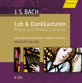 Album artwork for J.S. Bach: Praise and Thanks Cantatas / Rilling