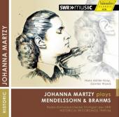 Album artwork for Martzy plays Brahms and Mendelssohn