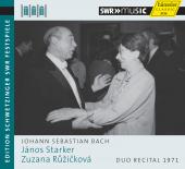 Album artwork for J.S. Bach: Duo Recital 1971 / Starker, Ruzickova