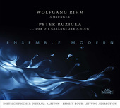 Album artwork for Fischer-Dieskau sings works by Rihm and Ruzicka