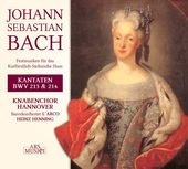 Album artwork for J.S. Bach: Cantatas 213 & 214