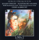 Album artwork for Eugen Onegin op. 71; Agyptische Nachte op. 61