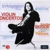 Album artwork for Stravinsky, Martin: Violin Concertos / Skride