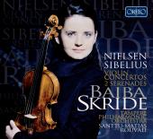 Album artwork for Sibelius & Nielsen Violin Concertos / Skride