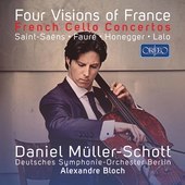 Album artwork for Four Visions of France - French Cello Concertos
