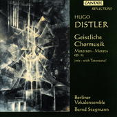 Album artwork for Distler: Geistliche Chormusik. Motets op. 12