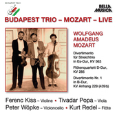 Album artwork for BUPAPEST TRIO - MOZART - LIVE