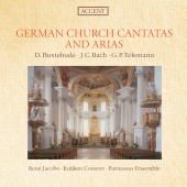 Album artwork for German Church Cantatas and Arias (Jacobs)