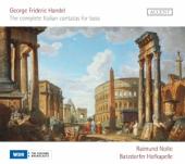 Album artwork for Handel: The complete Italian cantatas for bass