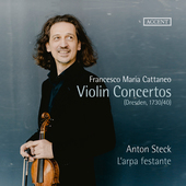 Album artwork for Cattaneo: Violin Concertos (Dresden, 1730/40)