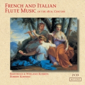 Album artwork for French and Italian Flute Music of the 18th Century