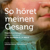 Album artwork for So höret meinen Gesang - Telemann & Rolle