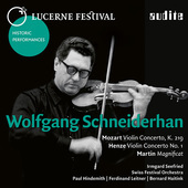 Album artwork for Wolfgang Schneiderhan plays Mozart, Henze & Martin