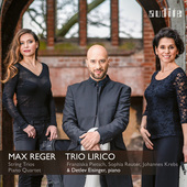 Album artwork for Reger: String Trios Nos. 1 and 2 - Piano Quartet N