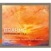 Album artwork for Brahms: Symphonies 1 & 4 / Jansons