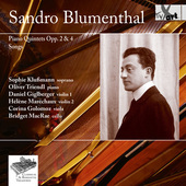 Album artwork for Blumenthal: Piano Quintets Opp. 2 & 4 and 4 Songs