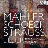 Album artwork for Der Mond ist aufgegangen: Lieder by Mahler, Schoec