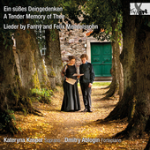Album artwork for A Tender Memory of Thee - Lieder by Fanny and Feli