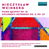 Album artwork for Weinberg: Piano Quintet - Children's Notebook, Boo