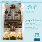 Album artwork for Süddeutsche Orgelmeister, Vol. 5: Hans Leo Hassle
