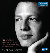 Album artwork for Brahms: Piano Pieces op. 76 / Two Rhapsodies op. 7