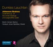 Album artwork for Dunkles Leuchten - Brahms Lieder / Hensel