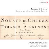 Album artwork for Albinoni: Sonate da chiesa, Opera Quarta