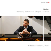 Album artwork for Debut: Works by Schumann, Chopin and Liszt
