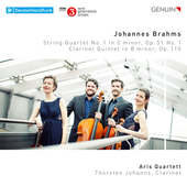 Album artwork for Johannes Brahms - String Quartet No. 1 in C minor,