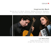 Album artwork for Inspiración Bach - Works by J.S. Bach, Núñez Al