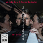 Album artwork for Saint-Saens: Works for Piano Duo, Vol. 3