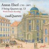 Album artwork for Rediscovered - 3 String Quartets, Op. 13 by Anton 