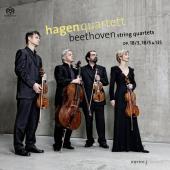 Album artwork for Beethoven: String Quartets op. 18/3 &5, 135  / Hag