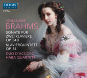 Album artwork for Brahms: Sonata for 2 Pianos in F Minor, Op. 34bis 