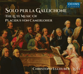 Album artwork for Camerloher: Solo per la gallichone