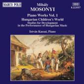 Album artwork for Mosonyi: Piano works vol.1