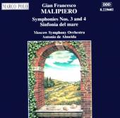 Album artwork for Malipiero: Sympyhonies 3 & 4