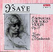 Album artwork for Ysaye: 6 Sonatas for Solo Violin (Mordovitch)