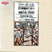 Album artwork for Dvorak: Symphony No. 4 / Ten Biblical Songs (Jarvi