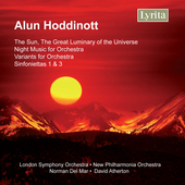 Album artwork for HODDINOTT: VARIANTS/NIGHT MUSIC/ THE SUN