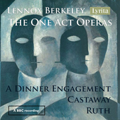 Album artwork for Berkeley: The One Act Operas