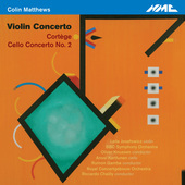 Album artwork for Colin Matthews: Violin Concerto, Cortège & Cello