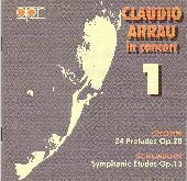 Album artwork for Claudio Arrau in Concert, Volume One