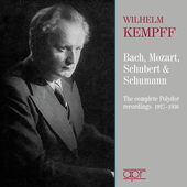 Album artwork for Wilhelm Kempff: Bach, Mozart, Schubert & Schumann 