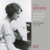 Album artwork for Una Bourne - Australian Recording Pioneer: HMV rec