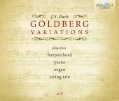 Album artwork for Bach: Goldbergs played on Organ, Piano, Etc