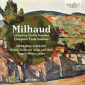 Album artwork for Milhaud: Complete Violin & Viola Sonatas