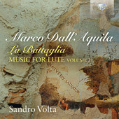 Album artwork for Dall'Aquila: Music for Lute, Vol. 2: La Battaglia